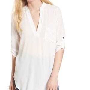 LUSH Perfect Roll Tab Sleeve Tunic